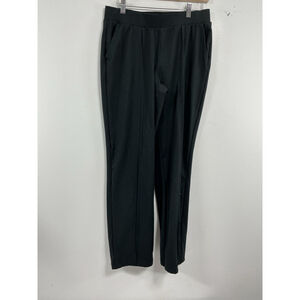 Womans Mondetto Performance Luxury Pull On Casual Pants Medium Black Excellent